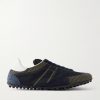 Sprinters Leather and Suede-Trimmed Cotton-Twill Sneakers Sprinters Leather and Suede-Trimmed Cotton-Twill Sneakers