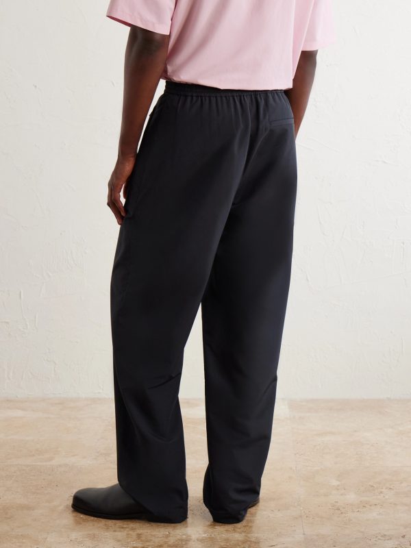 Straight-Leg Shell Trousers - BK