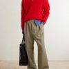 Ribbed Wool Zip-Up Sweater - OU