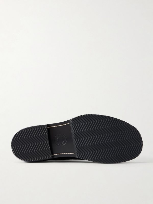 Textured-Leather Derby Shoes - E1 Textured-Leather Derby Shoes - E1