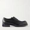 Textured-Leather Derby Shoes Textured-Leather Derby Shoes