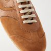 Leather-Trimmed Suede Sneakers - CU Leather-Trimmed Suede Sneakers - CU