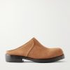 Suede Mules