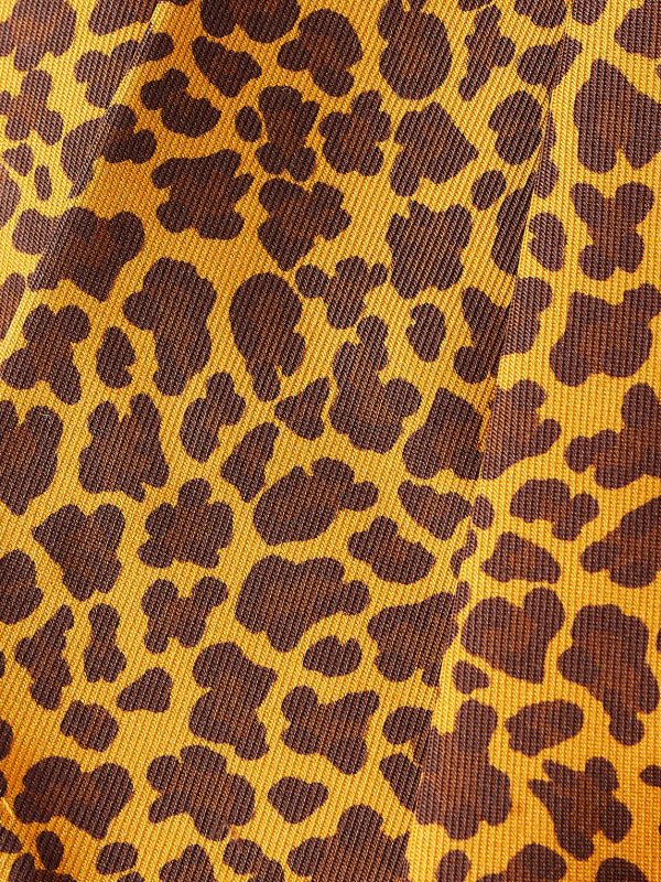Leopard Print 8cm Silk Tie - CU Leopard Print 8cm Silk Tie - CU