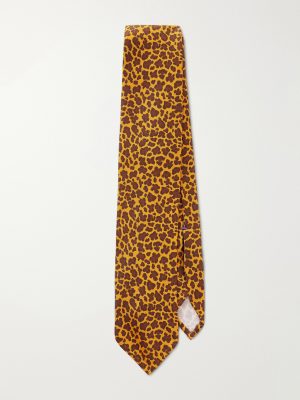 Leopard Print 8cm Silk Tie Leopard Print 8cm Silk Tie