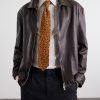 Leopard Print 8cm Silk Tie - OU Leopard Print 8cm Silk Tie - OU