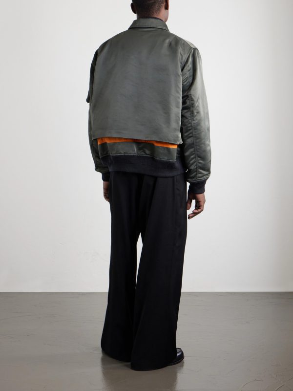 Cotton-Blend Twill Blouson Jacket - BK