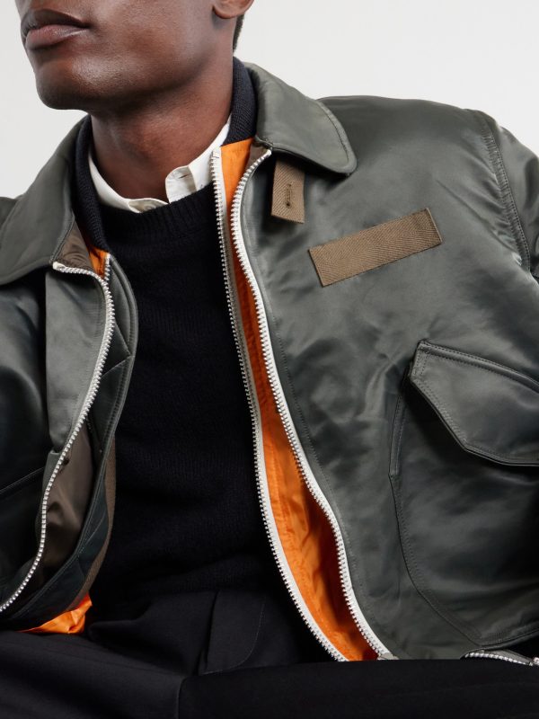 Cotton-Blend Twill Blouson Jacket - CU
