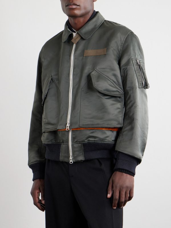 Cotton-Blend Twill Blouson Jacket - FR