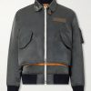 Cotton-Blend Twill Blouson Jacket