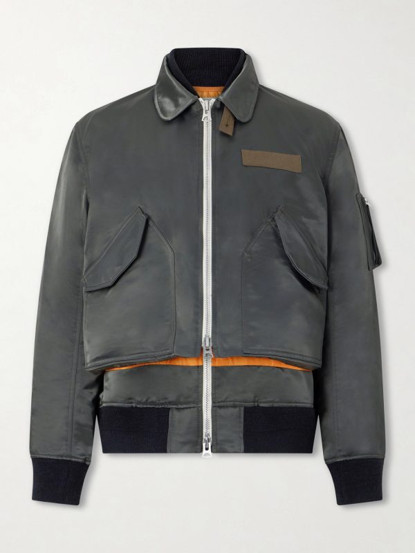 Cotton-Blend Twill Blouson Jacket