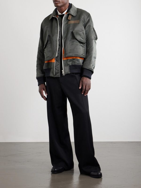 Cotton-Blend Twill Blouson Jacket - OU