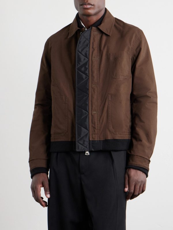 Reversible Nylon Bomber Jacket - FR Reversible Nylon Bomber Jacket - FR