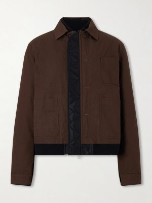 Reversible Nylon Bomber Jacket