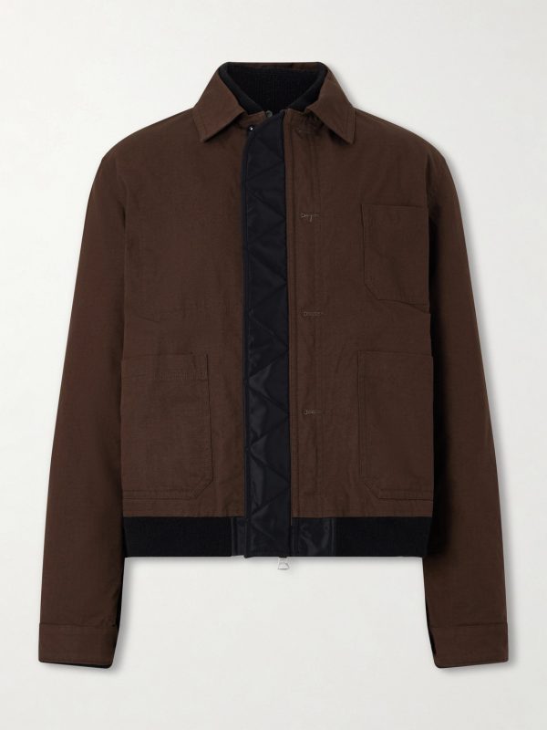 Reversible Nylon Bomber Jacket Reversible Nylon Bomber Jacket