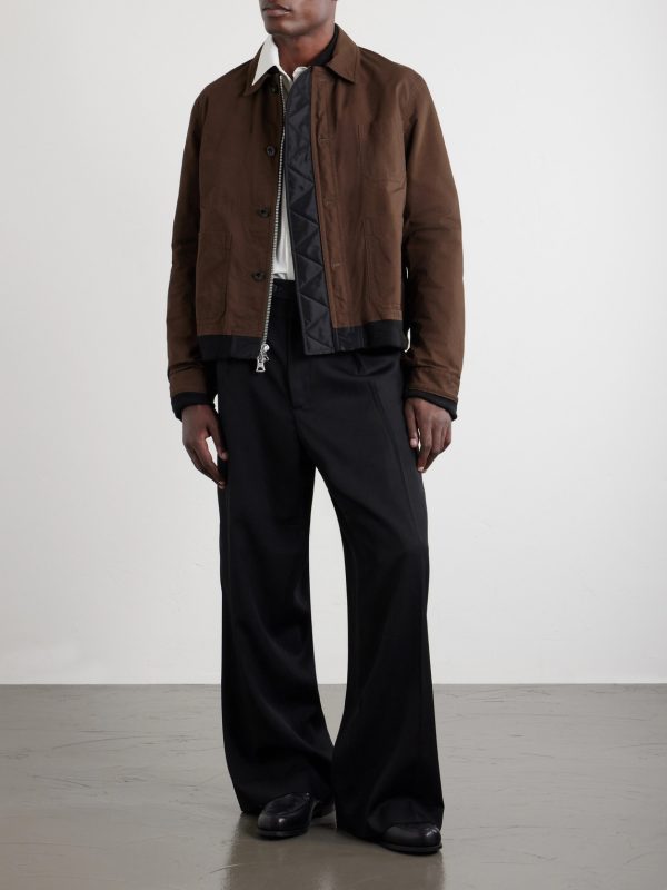 Reversible Nylon Bomber Jacket - OU Reversible Nylon Bomber Jacket - OU