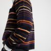 Striped Wool-Blend Sweater - CU Striped Wool-Blend Sweater - CU