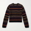 Striped Wool-Blend Sweater Striped Wool-Blend Sweater