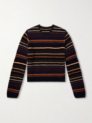 Striped Wool-Blend Sweater