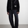Leather-Trimmed Suede Jacket - OU