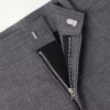 Barrel-Leg Belted Woven Trousers - E1