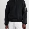 Cotton-Blend Half-Zip Sweater - FR Cotton-Blend Half-Zip Sweater - FR