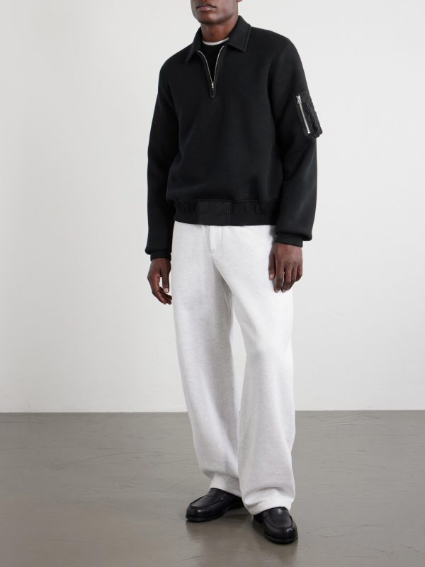 Cotton-Blend Half-Zip Sweater - OU Cotton-Blend Half-Zip Sweater - OU