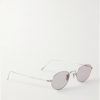 + Eyevan Round-Frame Titanium Sunglasses - FR + Eyevan Round-Frame Titanium Sunglasses - FR