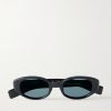 + Eyevan D-Frame Acetate Sunglasses + Eyevan D-Frame Acetate Sunglasses