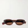 + Eyevan D-Frame Acetate Sunglasses + Eyevan D-Frame Acetate Sunglasses