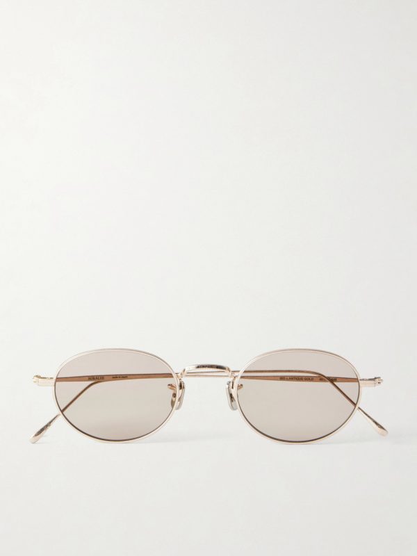 + Eyevan Round-Frame Titanium Sunglasses + Eyevan Round-Frame Titanium Sunglasses