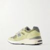 991v2 Suede-Trimmed Mesh Sneakers - BK