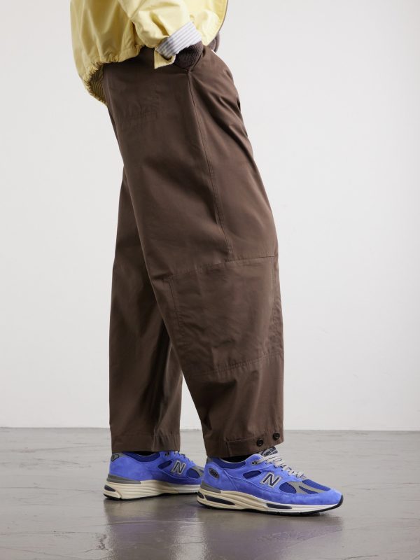 991v2 Suede-Trimmed Mesh Sneakers - OU