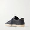 Super-Star Distressed Full-Grain Leather Sneakers - BK Super-Star Distressed Full-Grain Leather Sneakers - BK