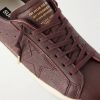 Super-Star Distressed Full-Grain Leather Sneakers - CU