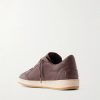 Ball Star Distressed Leather Sneakers - BK