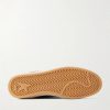 Ball Star Distressed Leather Sneakers - E1