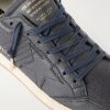 Ball Star Distressed Leather Sneakers - CU