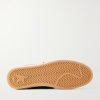 Ball Star Distressed Leather Sneakers - E1
