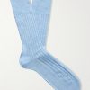 No 2 Ribbed Cashmere-Blend Socks No 2 Ribbed Cashmere-Blend Socks