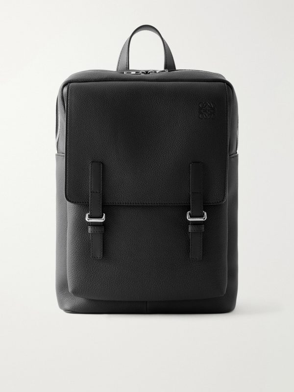 Leather Military Backpack