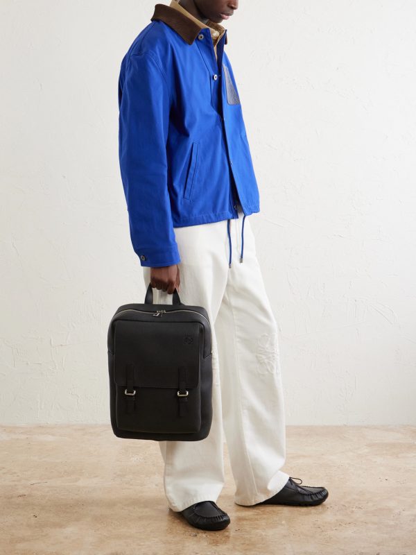 Leather Military Backpack - OU