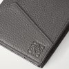 Puzzle Edge Panelled Full-Grain Leather Bifold Wallet - CU
