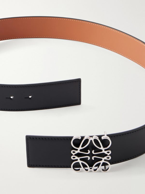 4cm Anagram Reversible Leather Belt - CU