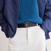 4cm Anagram Reversible Leather Belt - OU