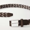 3.5 cm Suede-Trimmed Woven Belt - E1 3.5 cm Suede-Trimmed Woven Belt - E1