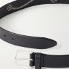 3.5cm Studded Leather Belt - CU 3.5cm Studded Leather Belt - CU