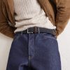 2cm Suede-Trimmed Braided Belt - OU 2cm Suede-Trimmed Braided Belt - OU