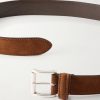 3cm Quilted Suede Leather Belt - E1 3cm Quilted Suede Leather Belt - E1