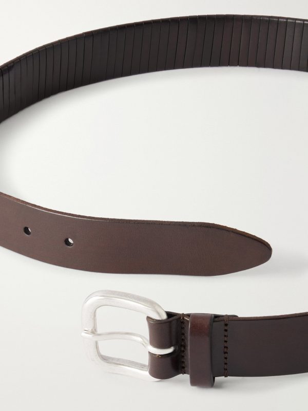 3cm Woven Leather Belt - CU 3cm Woven Leather Belt - CU